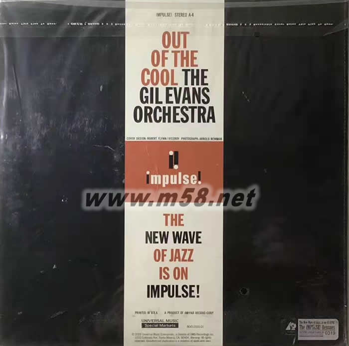 Out of the Cool 限量版180g 45RPM LP 黑膠專輯背面圖片