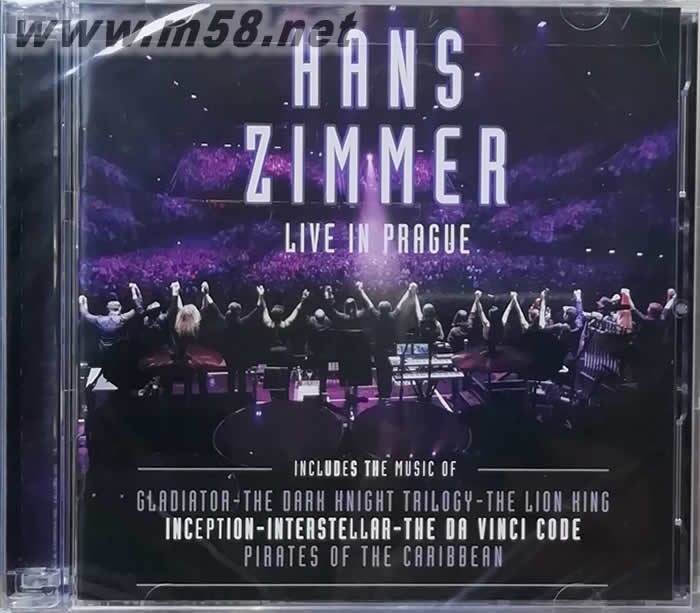 Hans Zimmer Live in Prague CD美版專輯正面圖片