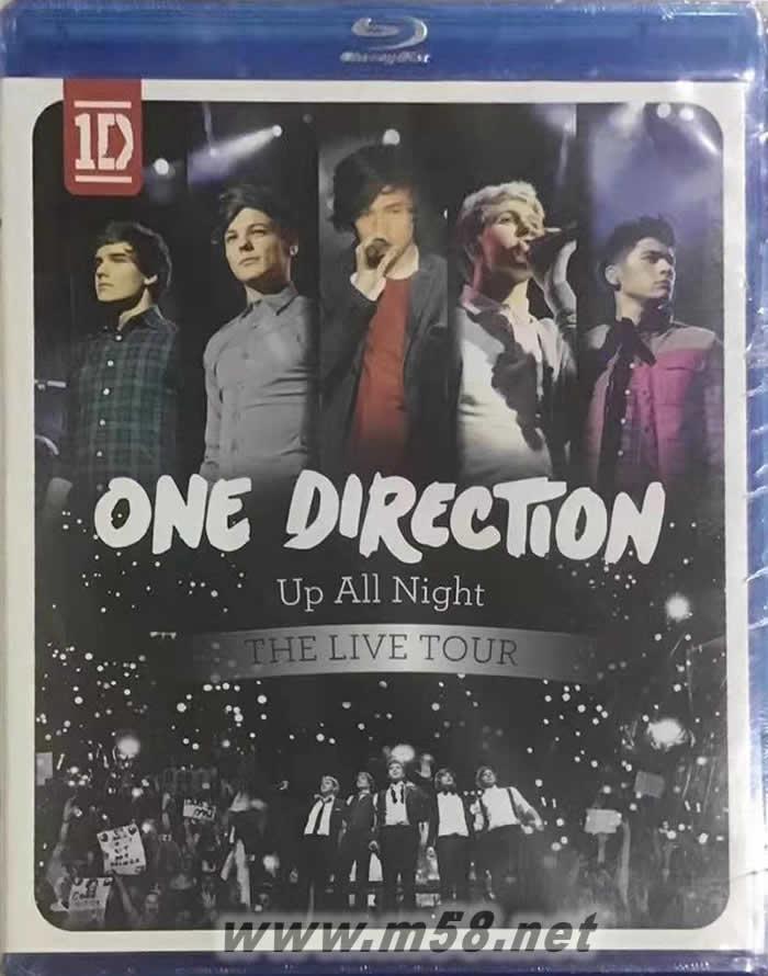 青春無敵 尖叫演唱會 Up All Night: Live Tour 藍光 BD專輯正面圖片