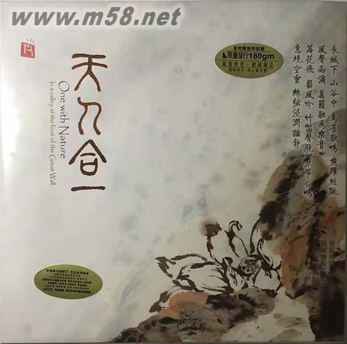 天人合一(趙家珍 古琴) 180g 33RPM LP 黑膠專輯正面圖片