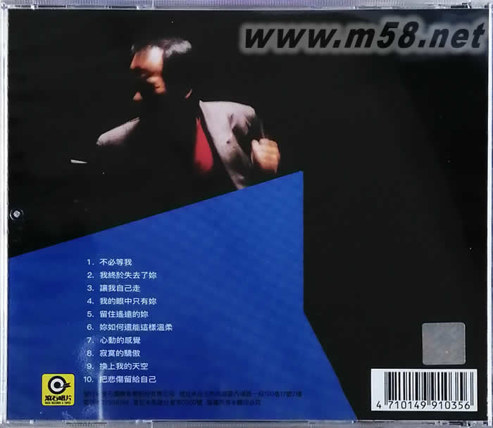 我終于失去了你專輯背面圖片