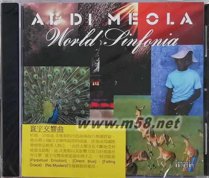 寰宇交響曲World Sinfonia 藍調吉它專輯正面圖片