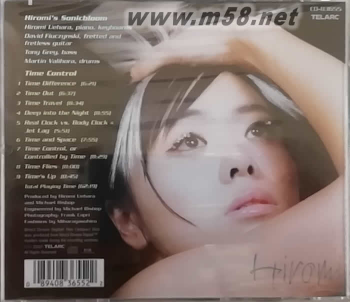 Time Control(美版)專輯背面圖片