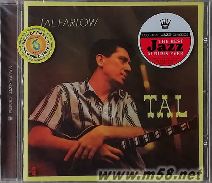 TAL FARLOW TAL 爵士樂電吉他手(爵士大師五星系列)專輯正面圖片