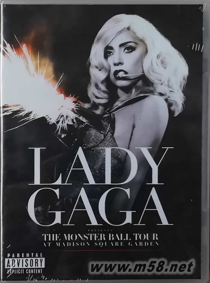 THE MONSTER BALL TOUR 在麥迪遜廣場花園的演唱會DVDDVD正面圖片