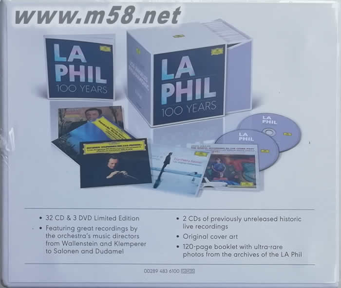 洛杉磯愛樂樂團 成立100周年 32CD+3DVD 限量大套裝套裝側面圖片