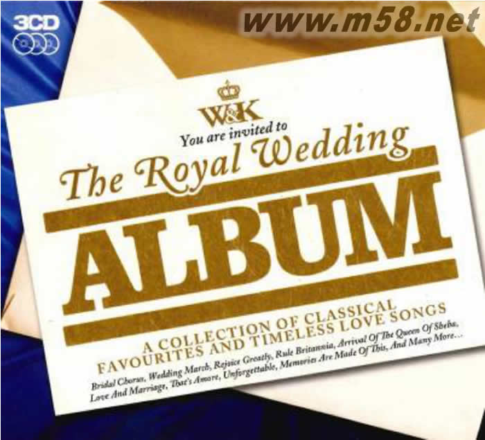 THE ROYAL WEDDING ALBUM 婚禮音樂精選全集 (限量英國版 3 CD)專輯正面圖片