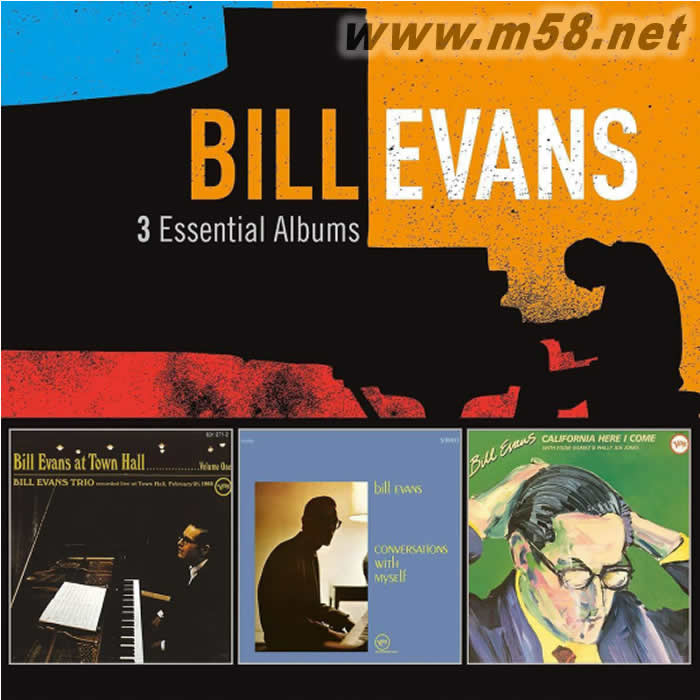 BILL EVANS Verve– 3 Essential series 爵士鋼琴手(2019爵士3CD套裝)專輯正面圖片