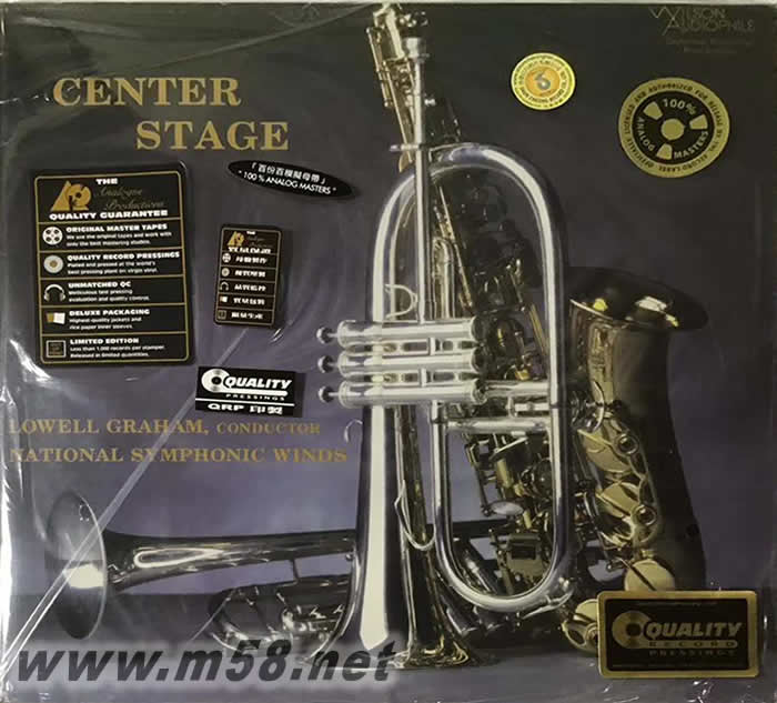 CENTER STAGE - 舞臺中央 200g 33RPM LP 黑膠專輯正面圖片