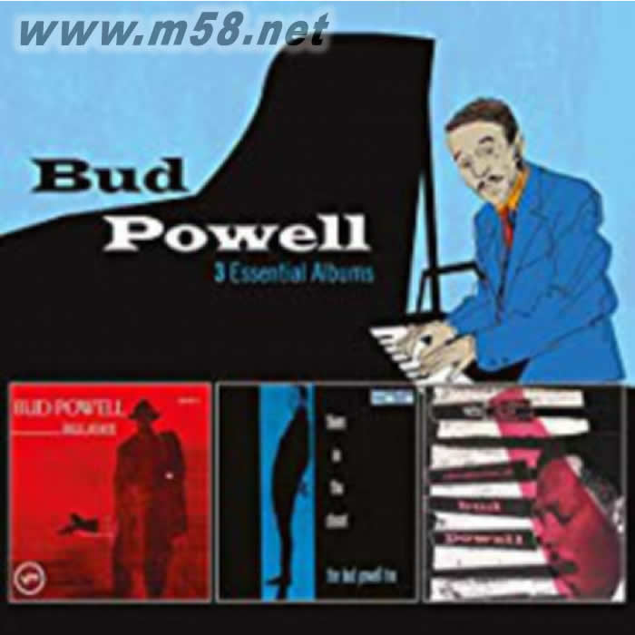 Bud Powell Trio巴德鮑威爾三重奏 3 Essential Albums (2019爵士3CD套裝)專輯正面圖片