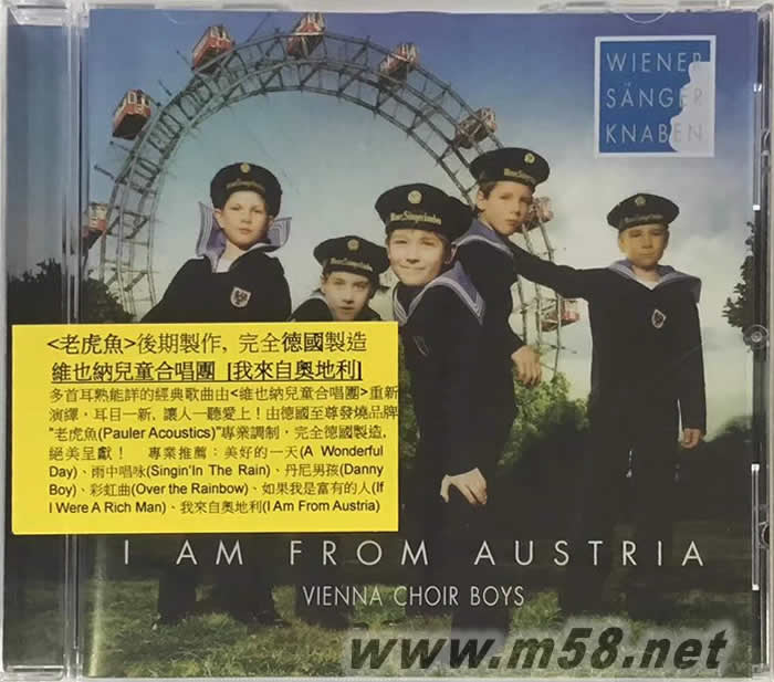 I AM FROM AUSTRIA 我來自奧地利 德國版專輯正面圖片