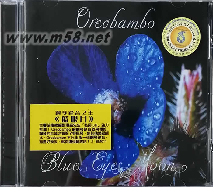 BLUE EYES MOON 藍(lán)眼月 新世紀(jì)純音樂(lè) 劉漢盛推介專輯正面圖片