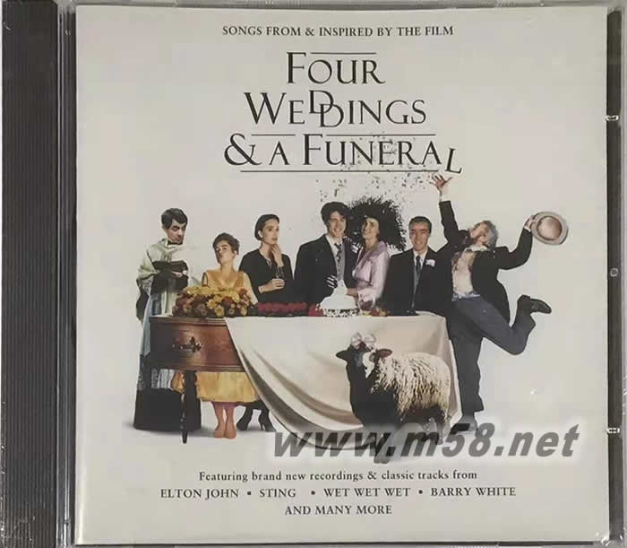 四個婚禮一個葬禮電影原聲帶 Four Weddings And A Funeral OST 電影原聲專輯正面圖片