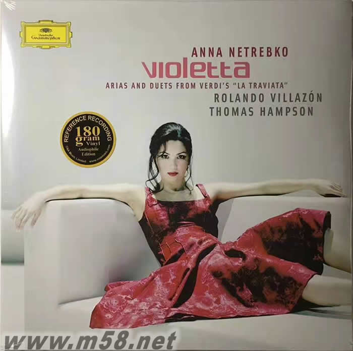 茶花女詠嘆調與二重唱精選Violetta 180g 33RPM LP 黑膠專輯正面圖片