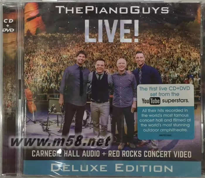 卡內基大廳現場演奏會Live! (Deluxe Edition) ( CD+DVD )專輯正面圖片