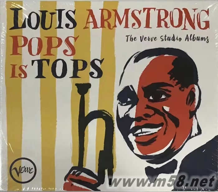 Pops Is Tops 微笑為王 爵士歌神時(shí)代之光世紀(jì)經(jīng)典套裝典藏 4CD專輯正面圖片