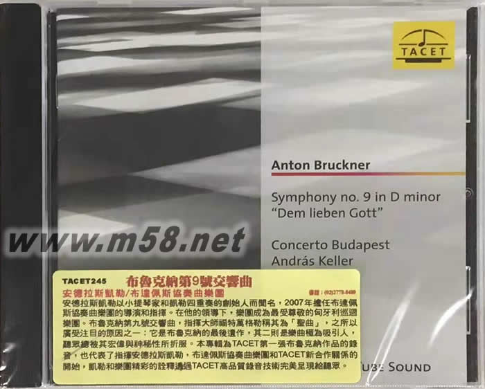 布魯克納 第9交響曲 Symphony 9 in D Minor專輯正面圖片