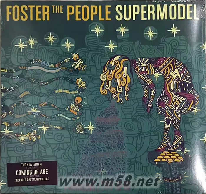 Supermodel 假面名模 黑膠專輯正面圖片