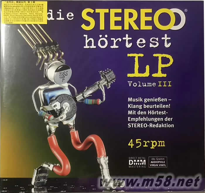 金耳朵 3 DIE STEREO HORTEST DEITION VOL.III 聽力測試立體聲第3輯 黑膠專輯正面圖片