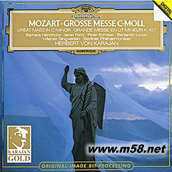 莫扎特:c小調(diào)彌撒曲(金裝卡拉揚(yáng)系列)專輯正面圖片