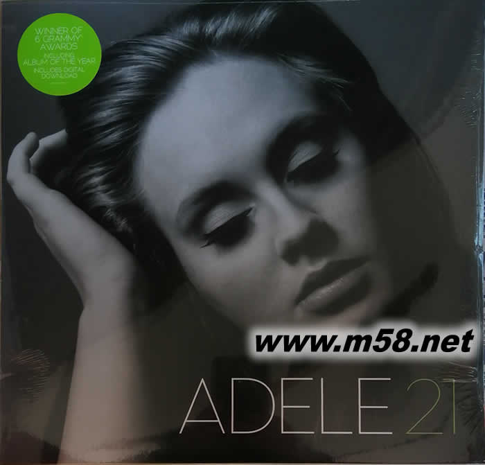 艾黛兒 21 180g 33RPM LP 黑膠專輯正面圖片