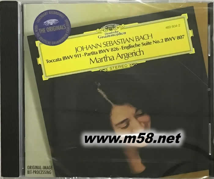 巴赫:托卡塔 & 帕蒂塔 & 英國組曲 Bach:Toccata & Partita & English Suite BWV 911 大禾花版專輯正面圖片