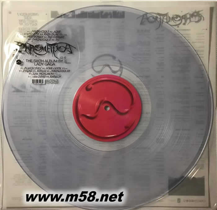 Chromatica 透明膠 180g 33RPM LP 黑膠專輯正面圖片