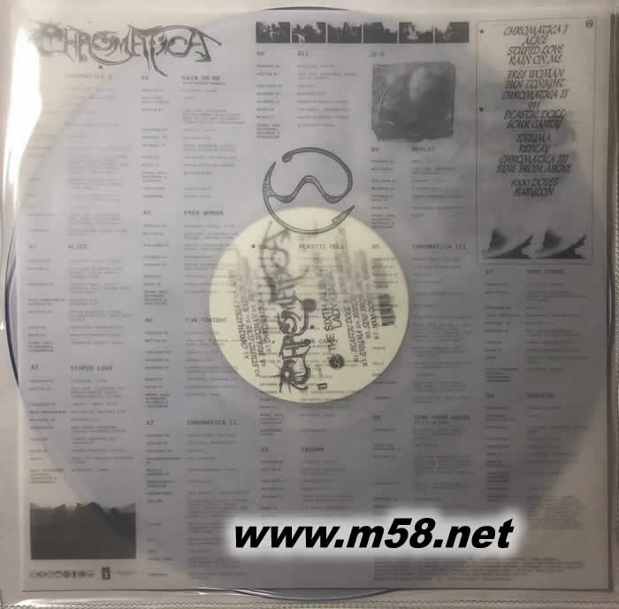 Chromatica 透明膠 180g 33RPM LP 黑膠專輯背面圖片