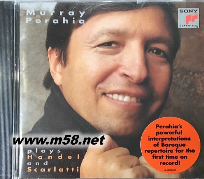 佩拉亞演奏亨德爾和斯卡拉蒂鋼琴作品Plays Handel and Scarlatti專輯正面圖片