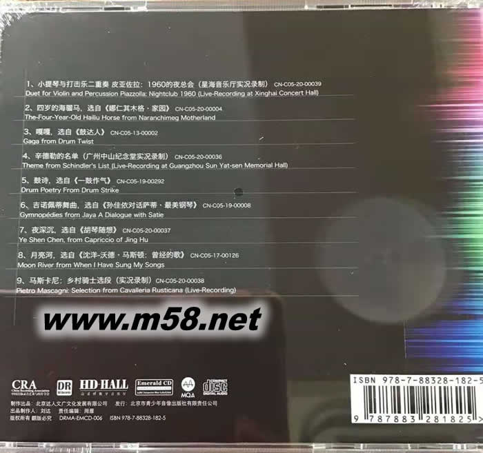 劉達 聲音 THE SOUND! PRESENTED BY 綠寶石版專輯背面圖片