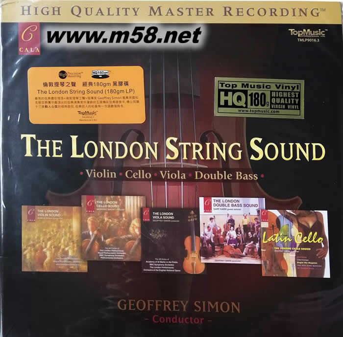 倫敦提琴之聲 180g 33RPM LP 黑膠(大中小提琴弦樂)專輯正面圖片