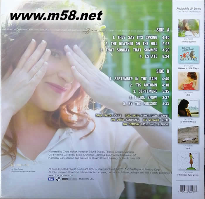 爵色四季 Solstice/Equinox (180g LP – 限量特別版) 黑膠專輯背面圖片