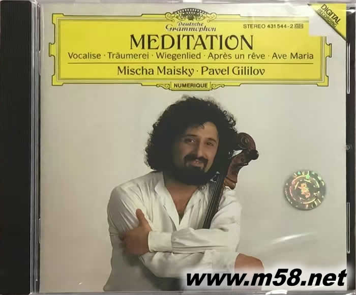 莎·麥斯基 & 帕威爾 基里諾夫 冥想 Mischa Maisky & Pavel Gililov - Meditation 大提琴與鋼琴專(zhuān)輯正面圖片