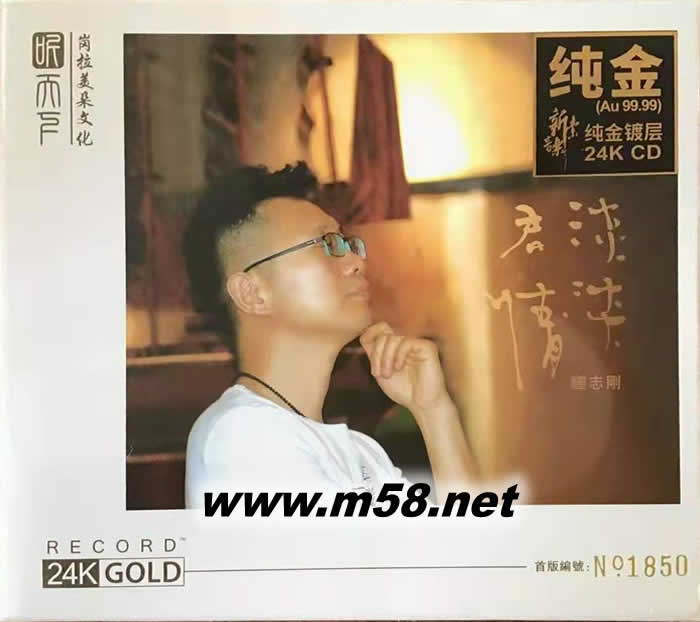 淡淡君情 24K金碟 GOLD CD 純金碟 限量版專輯正面圖片