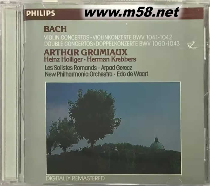 巴哈 - 小提琴協奏曲輯 BACH - VIOLIN CONCERTOS , DOUBLE CONCERTOS ......專輯正面圖片