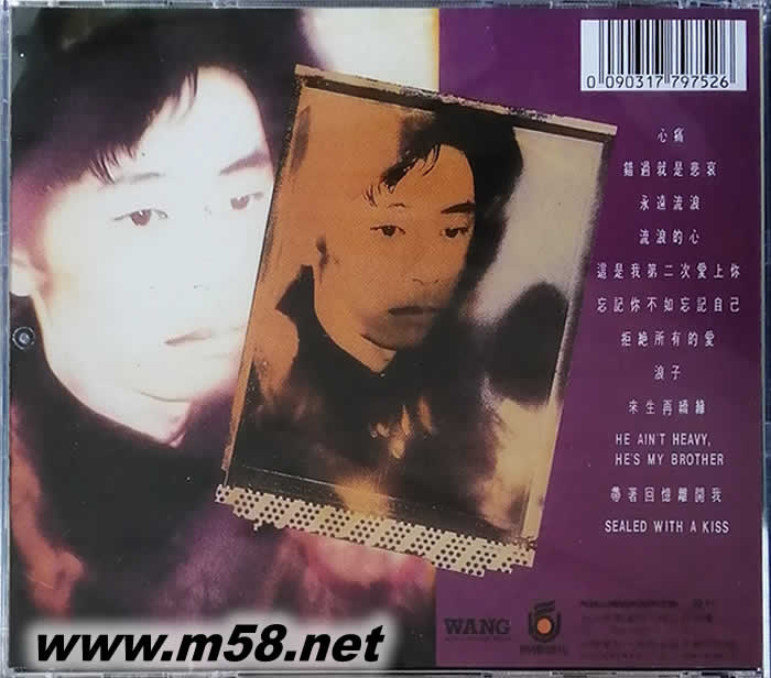 忘記你不如忘記自己專輯背面圖片