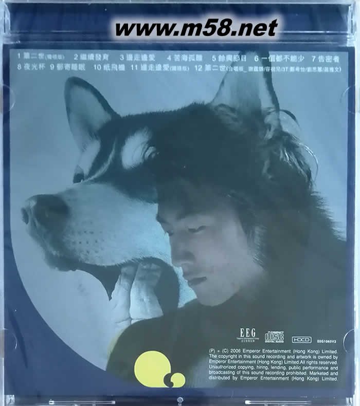 REBORN 簡版專輯背面圖片