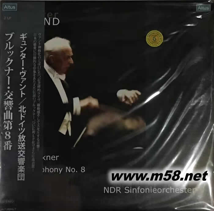 第8交響曲 雙黑膠 日本版專輯正面圖片