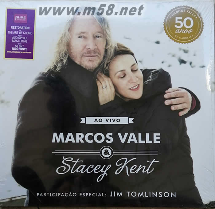 與Marcos Valle 合作 Ao Vivo 雙黑膠專輯正面圖片