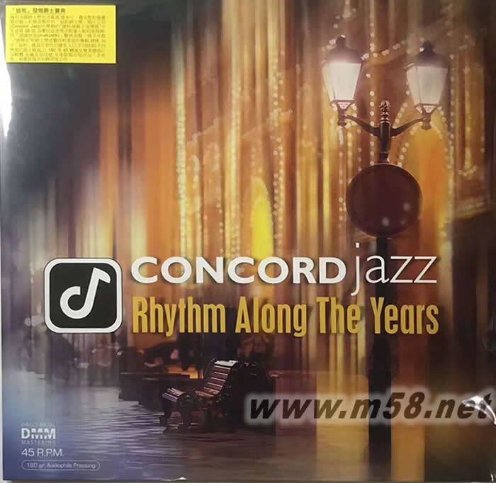 協和 發燒絕世寶典 CONCORD JAZZ Rhythm Along The Years 180g 45RPM LP 雙黑膠專輯正面圖片