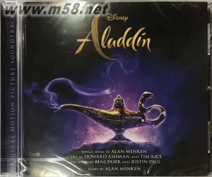 阿拉丁ALADDIN 電影原聲CD專輯正面圖片