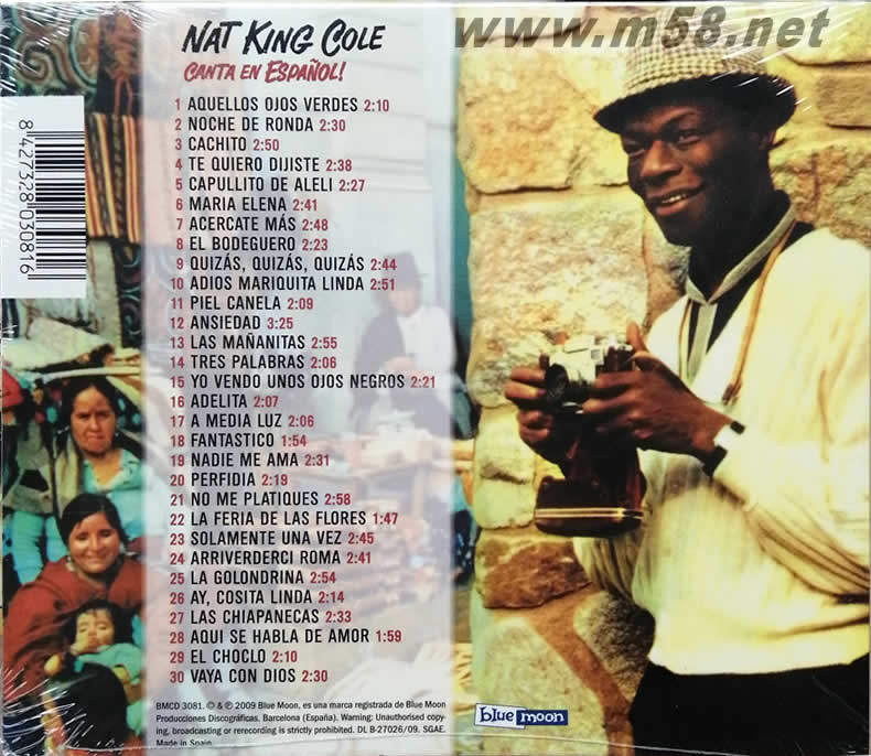 CANTA EN ESPANOL ! 西班牙全曲選專輯背面圖片