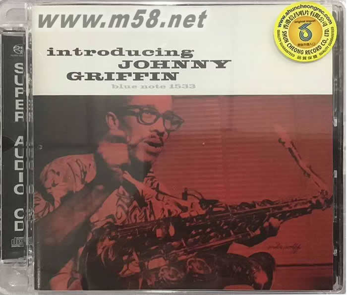 INTRODUCING 認識強尼 葛瑞芬藍調薩克斯大師 UHQCD 日本版專輯正面圖片