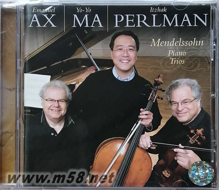 Mendelssohn: Piano Trios Nos. 1 & 2, Opp. 49,66 大提琴、小提琴、鋼琴三重奏專輯正面圖片