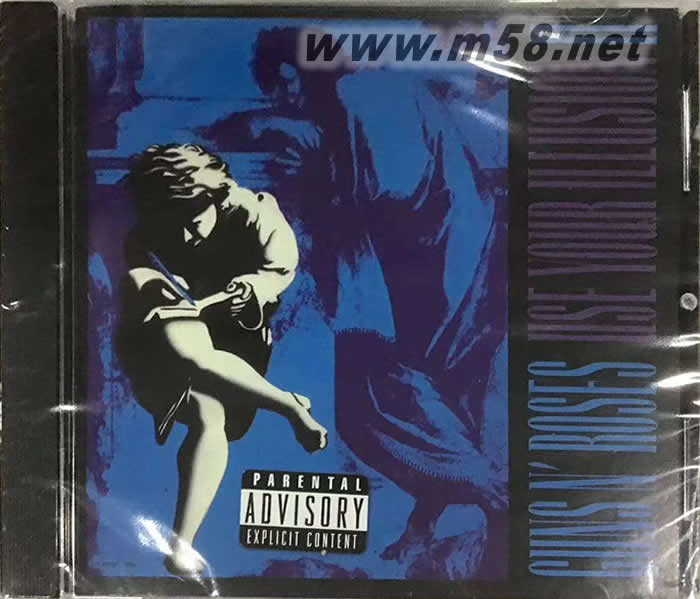 USE YOUR ILLUSION用你的幻覺(jué)(II)藍(lán)色封面 (美版)專輯正面圖片