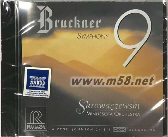 布魯克納 第九交響曲 BRUCKNER SYM. NO.9 HDCD專輯正面圖片