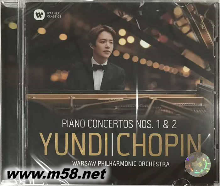 CHOPIN:肖邦 第1&2鋼琴協奏曲專輯正面圖片