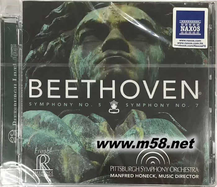 貝多芬 : 第五、第七號交響曲 BEETHOVEN : SYMPHONIES NOS. 5 & 7 SACD專輯正面圖片