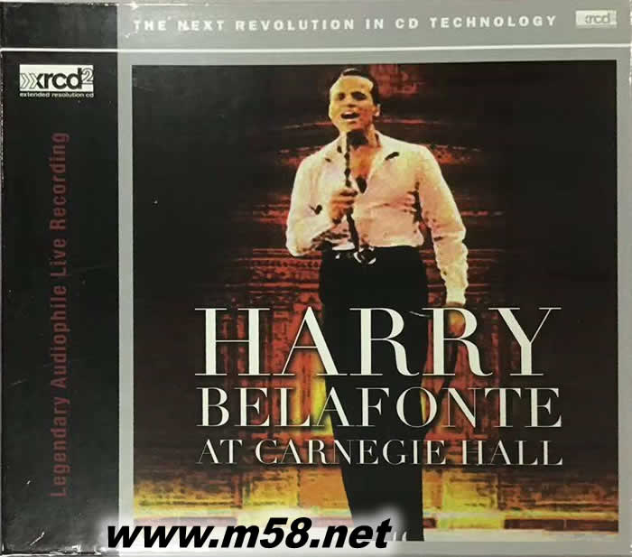 BELAFONTE AT CARNEGIE HALL 貝拉芬堤在卡耐基大廳 XRCD專輯正面圖片