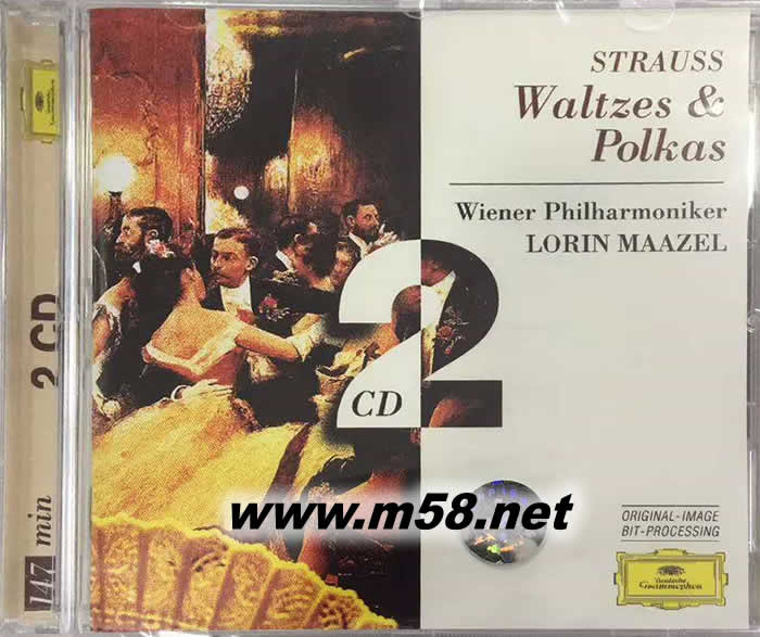 施特勞斯家族:圓舞曲 & 波爾卡 Lorin Maazel - The Strauss Family: Waltzes & Polkas (DG雙碟)專輯正面圖片